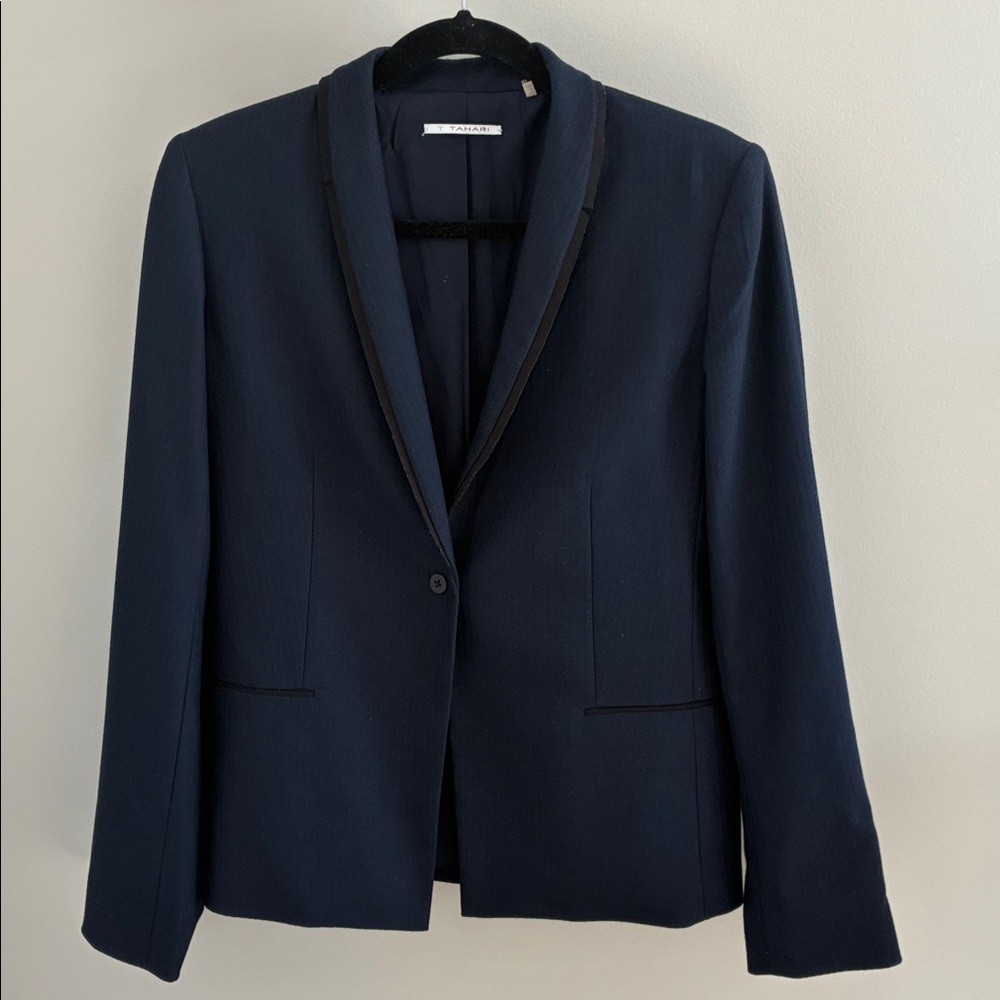 Tahari Navy Blazer